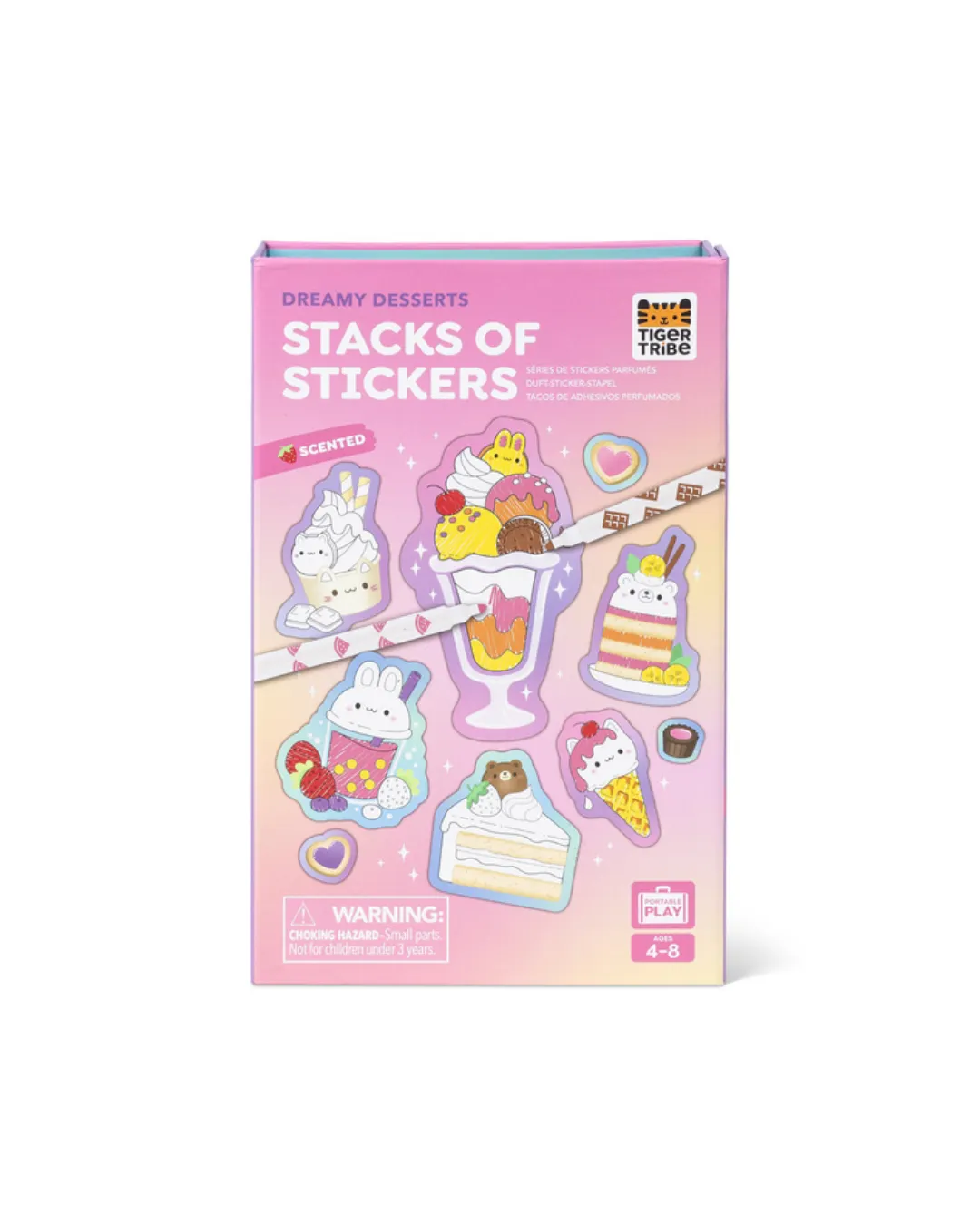 Tiger Tribe - zestaw kreatywny Pachnące Naklejki