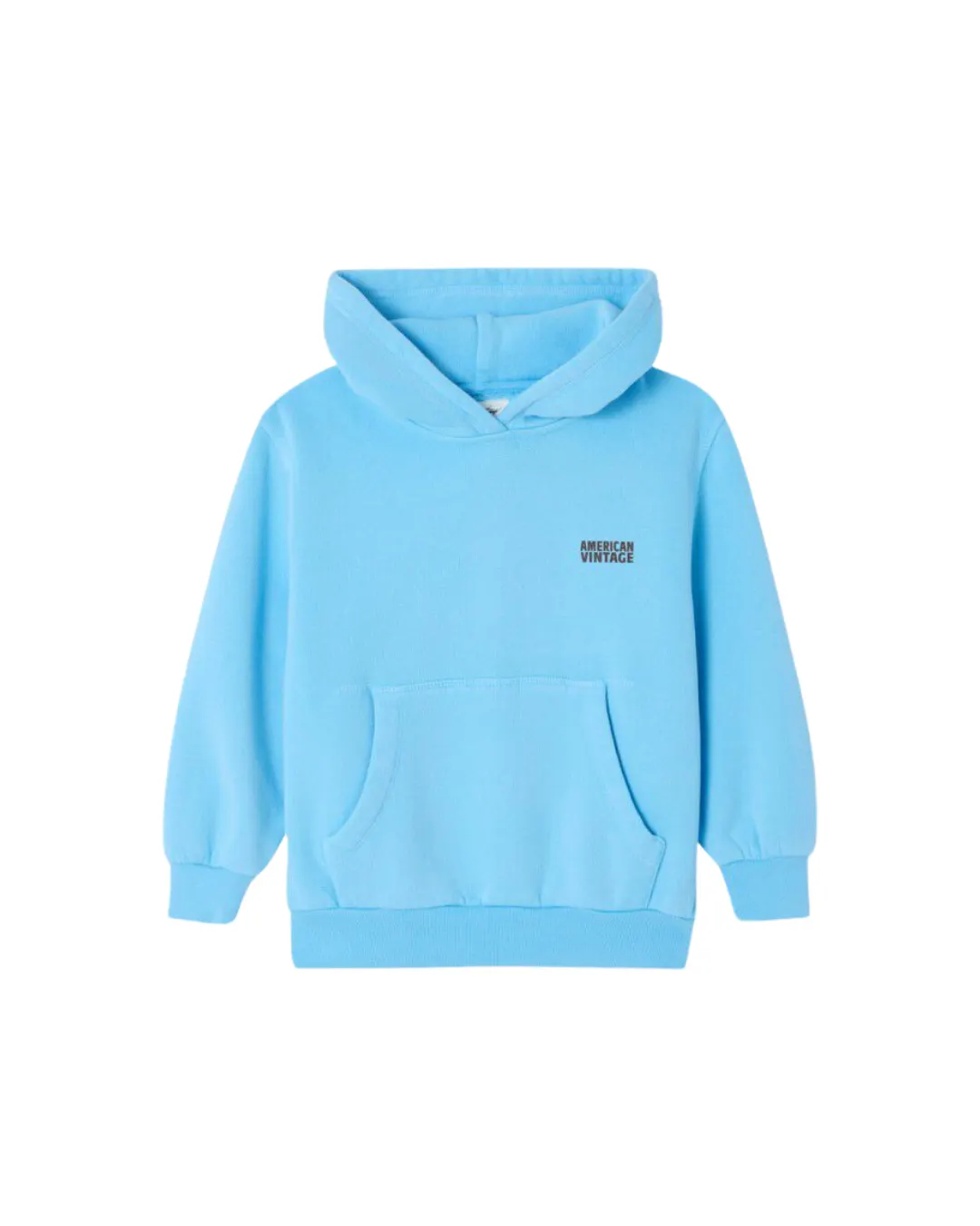 American Vintage - bluza dziecięca z kapturem Izubird Bleu Ciel Vintage