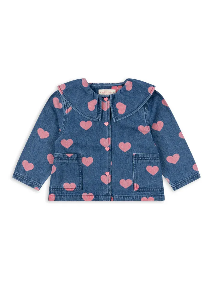 Konges Sløjd - kurtka jeansowa dziecięca Magot Denim Shirt GOTS Konges Sløjd - kurtka jeansowa dziecięca Magot Denim Shirt GOTS