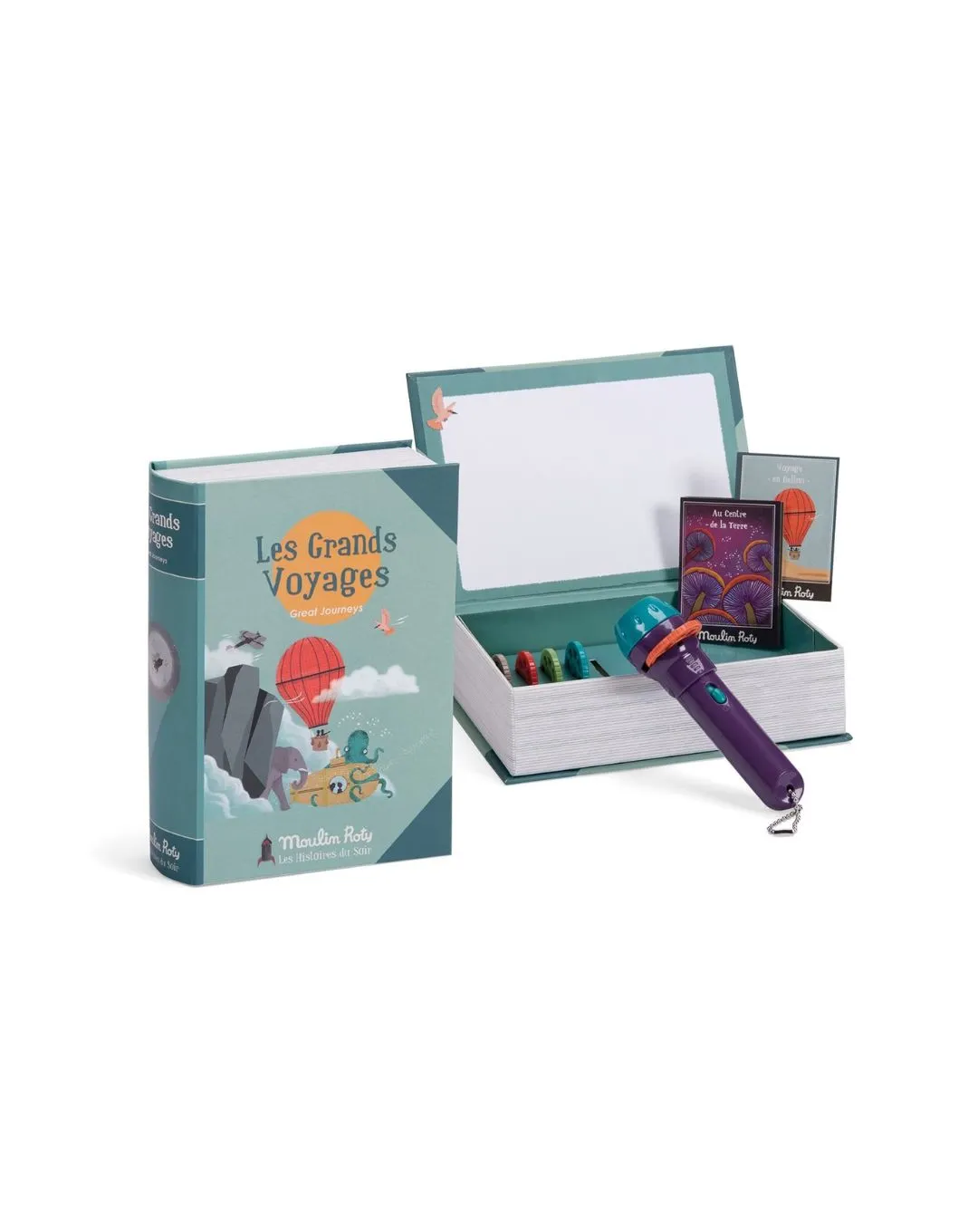 Moulin Roty – lampka z projektorem opowieści z książki Wyprawy Moulin Roty – lampka z projektorem opowieści z książki Wyprawy