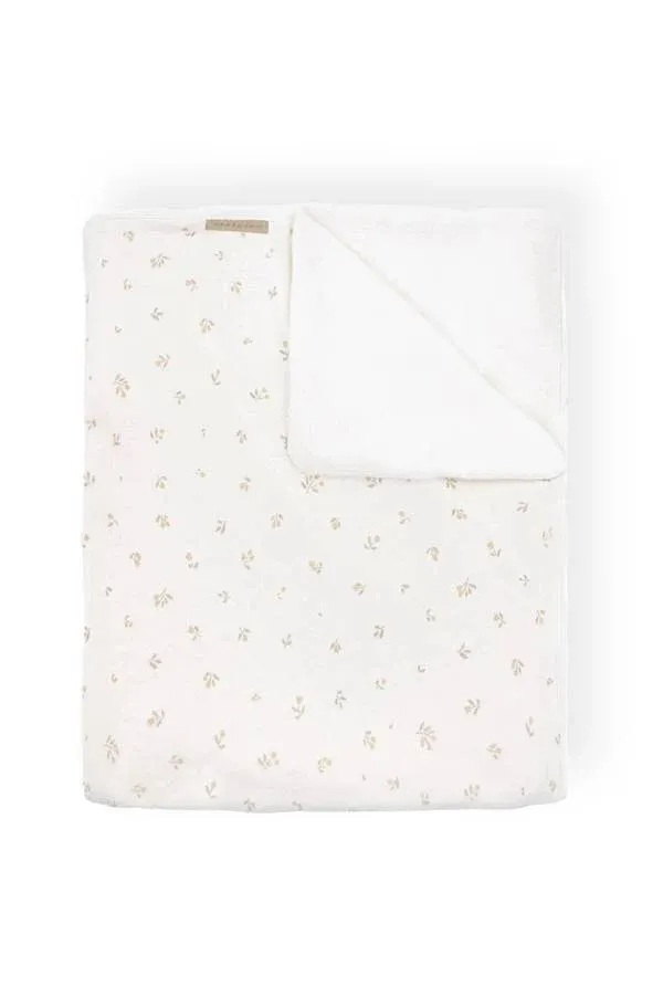 Bamboom - bambusowo-pluszowy kocyk dziecięcy dwustronny 140x100 cm Tulips