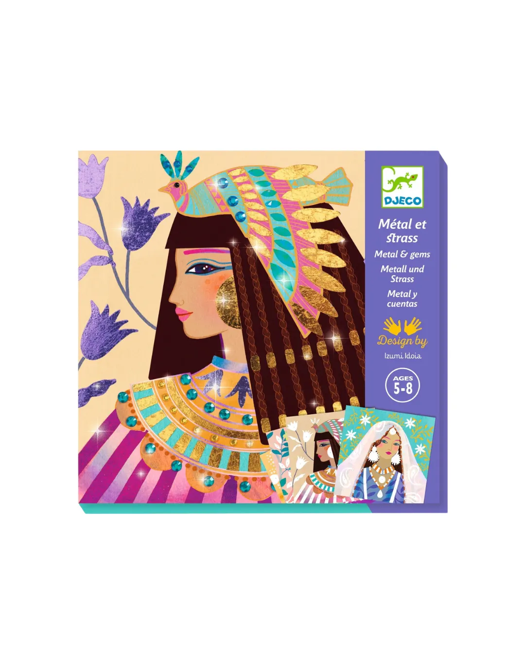 Djeco - zestaw artystyczny z folią transferową Biżuteria