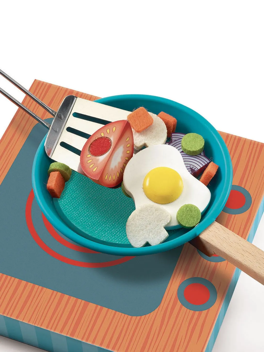 Djeco - drewniana zabawka dla dzieci Warzywa na patelnię