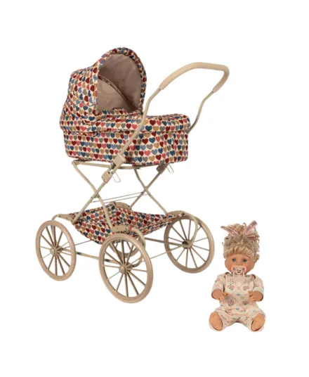 Konges Sløjd - zestaw wózek z lalką Coeur Bisous