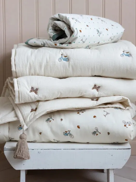 Cam Cam Copenhagen - haftowany kocyk dla dzieci OCS Balloon