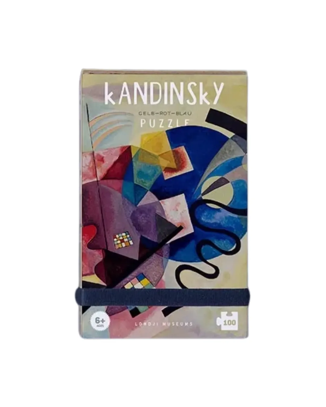 Tiny Puzzle 100 elementów Londji Kandinsky Gelb-Rot-Blau Tiny Puzzle 100 elementów Londji Kandinsky Gelb-Rot-Blau