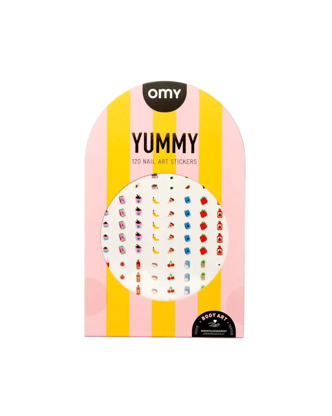 OMY - Naklejki na paznokcie 120 sztuk Yummy