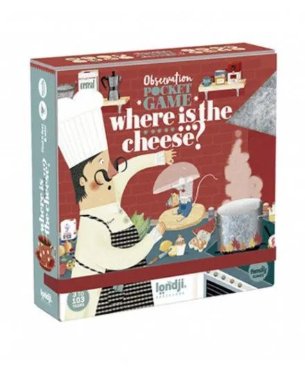 Londji - gra Where is the Cheese - wersja kieszonkowa Londji - gra Where is the Cheese - wersja kieszonkowa