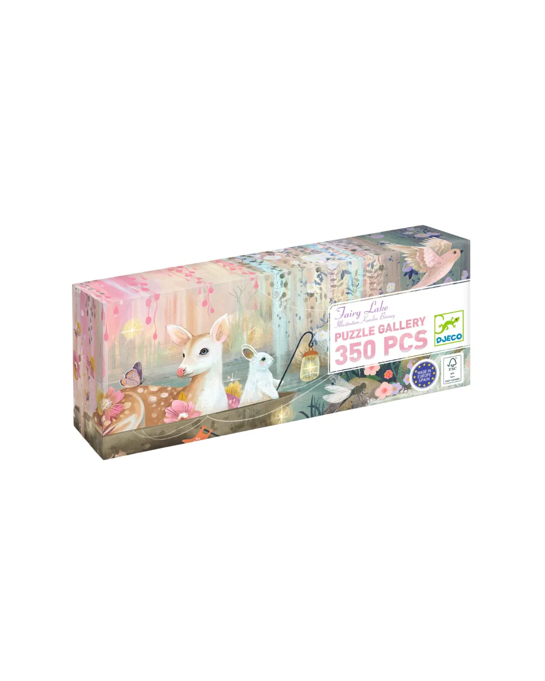 Djeco - puzzle tekturowe Jezioro Wróżek 350 elementów