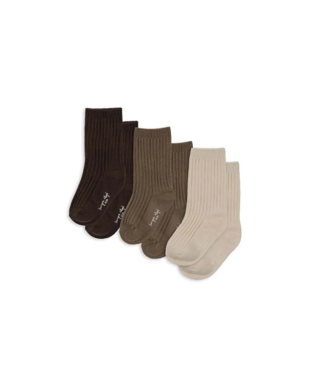 Konges Sløjd - skarpetki dla dzieci 3-pak Rib Konges Sløjd - skarpetki dla dzieci 3-pak Rib