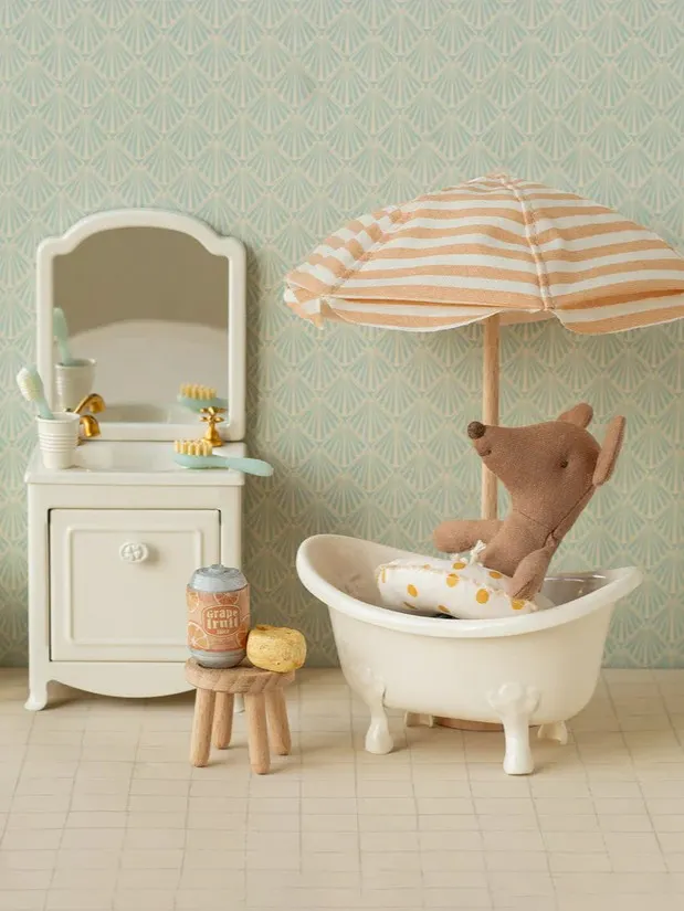 Maileg - parasolka plażowa dla Myszki Soft Coral Maileg - parasolka plażowa dla Myszki Soft Coral