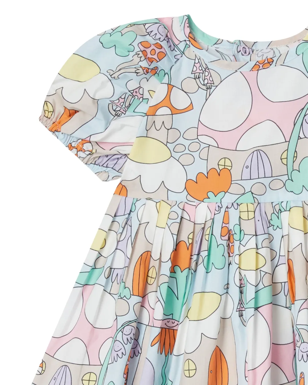 Stella McCartney - sukienka z bloomersami Woodland Print Short Sleeve Dress and Bloomers Set Stella McCartney - sukienka z bloomersami Woodland Print Short Sleeve Dress and Bloomers Set
