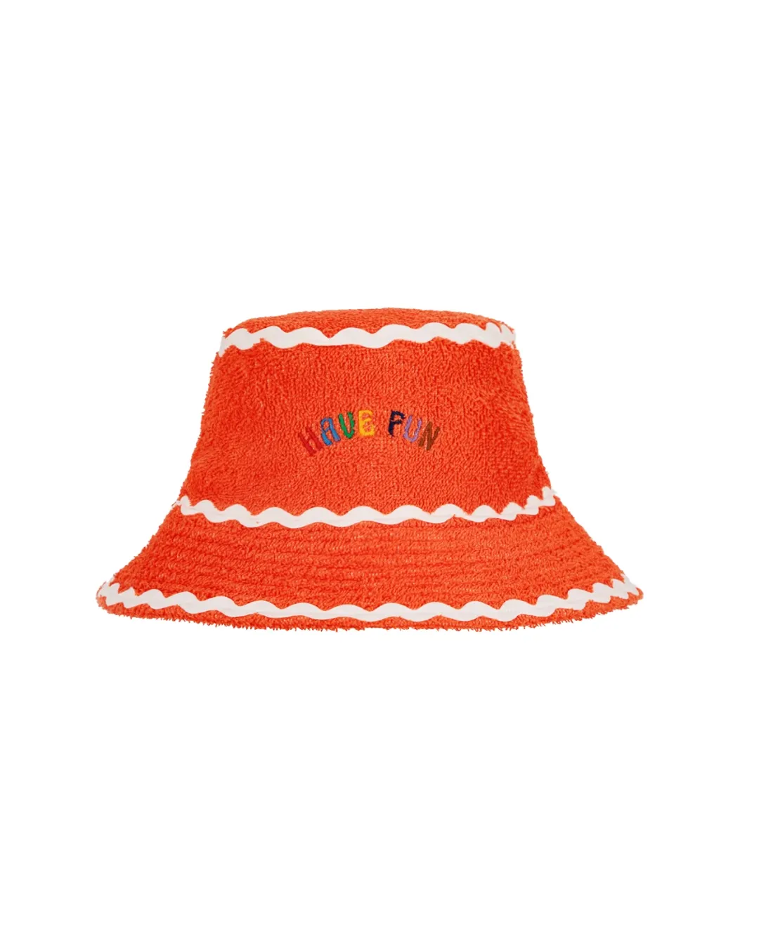 BOBO CHOSES - kapelusz frotte typu bucket Have Fun Red