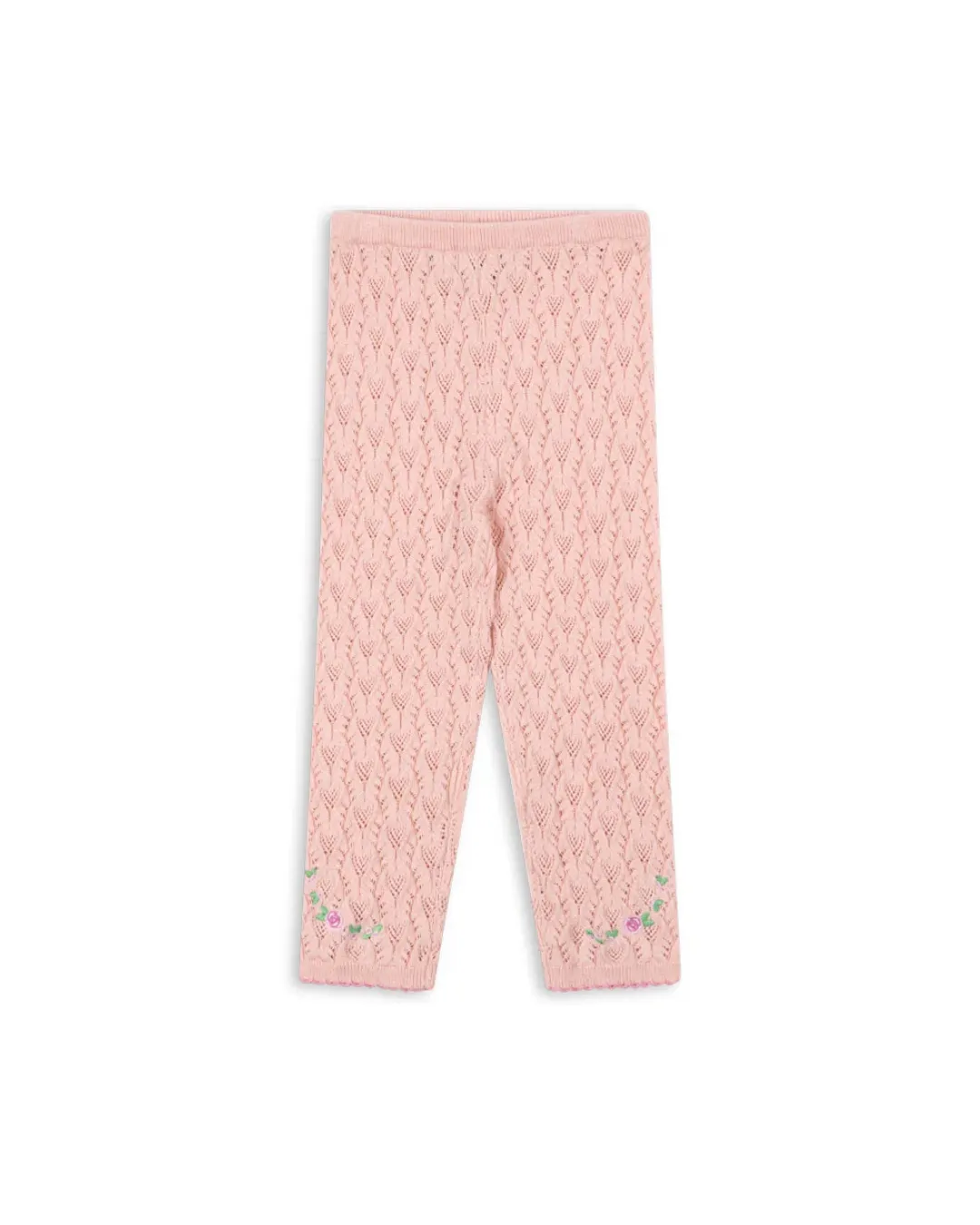 Konges Sløjd - spodnie ażurowe wełniane Rosier Chintz Rose Konges Sløjd - spodnie ażurowe wełniane Rosier Chintz Rose