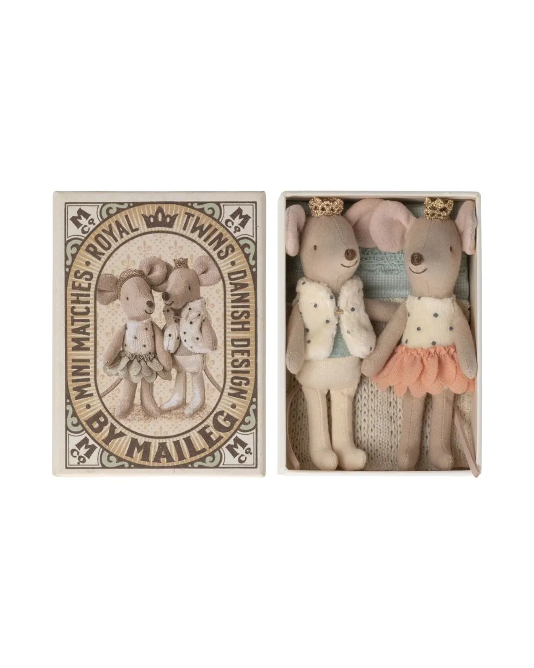 Maileg - little sister and brother w pudełku royal twins 