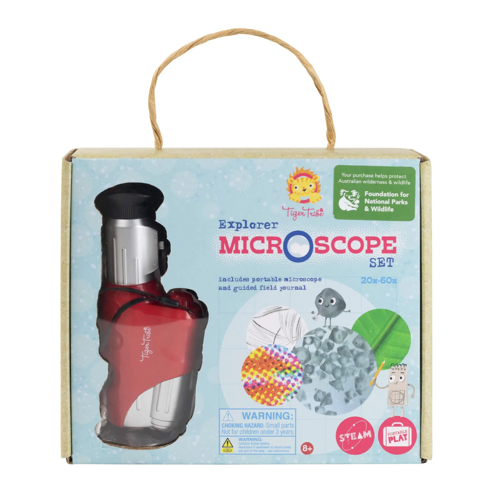 Tiger Tribe - Zestaw Małego Odkrywcy - Mikroskop Tiger Tribe - Zestaw Małego Odkrywcy - Mikroskop