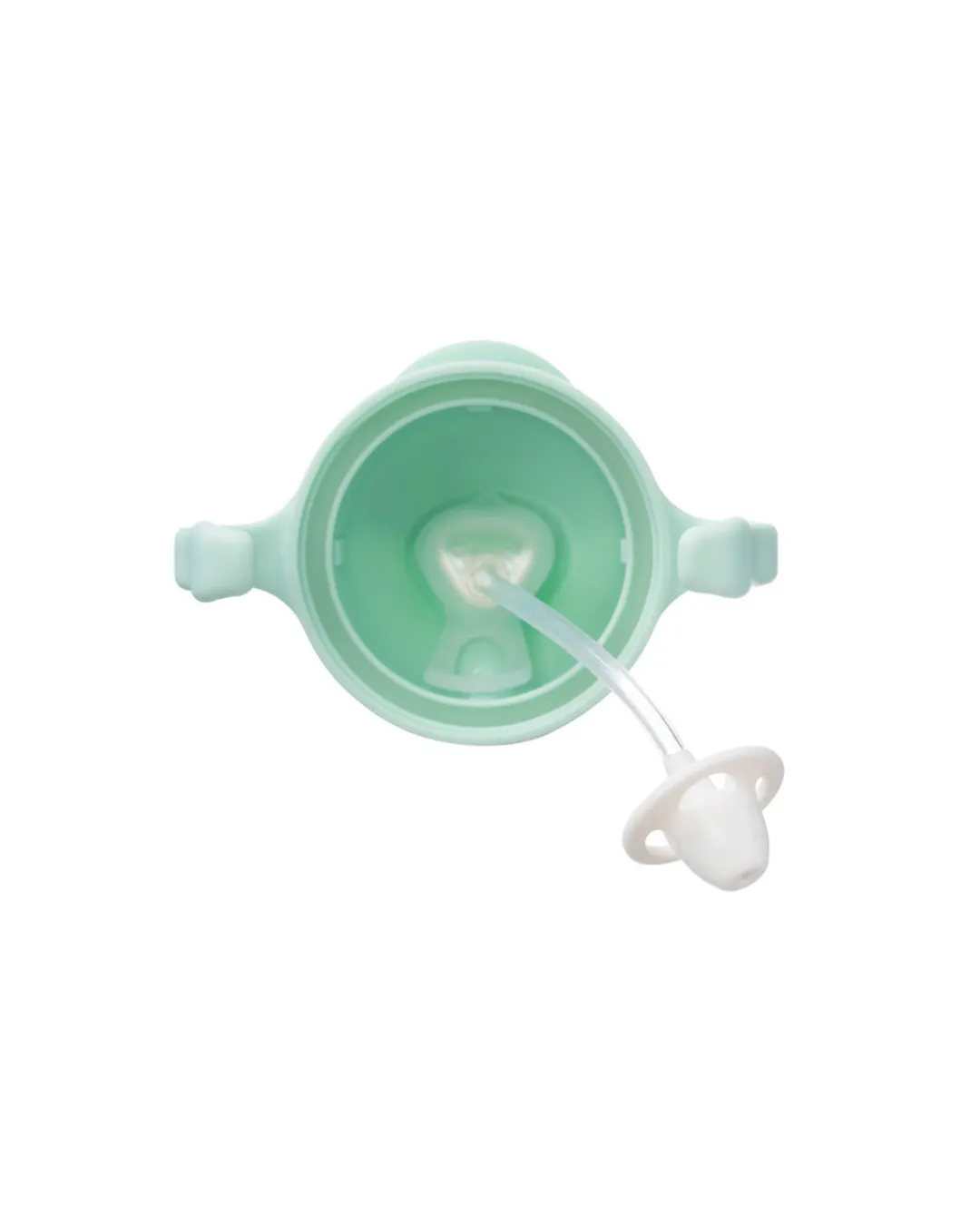 B.box - bidon dla dzieci - kubek niekapek ze słomką 240 ml Gelato Pistachio