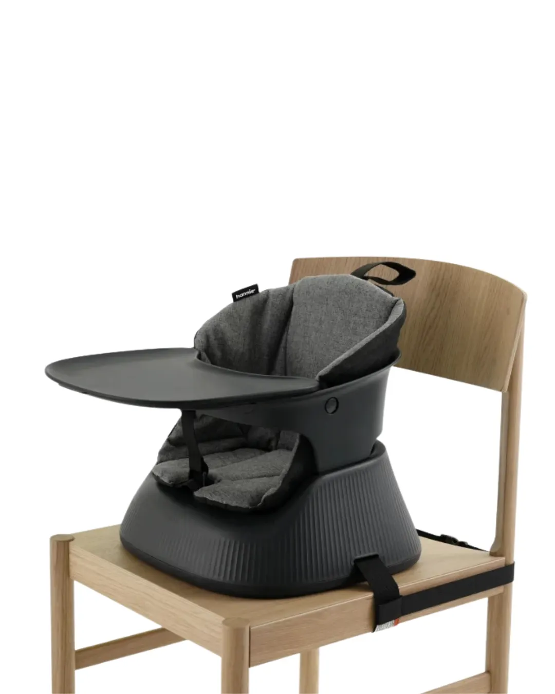 Hannie - przenośne krzesełko do karmienia Charcoal Black