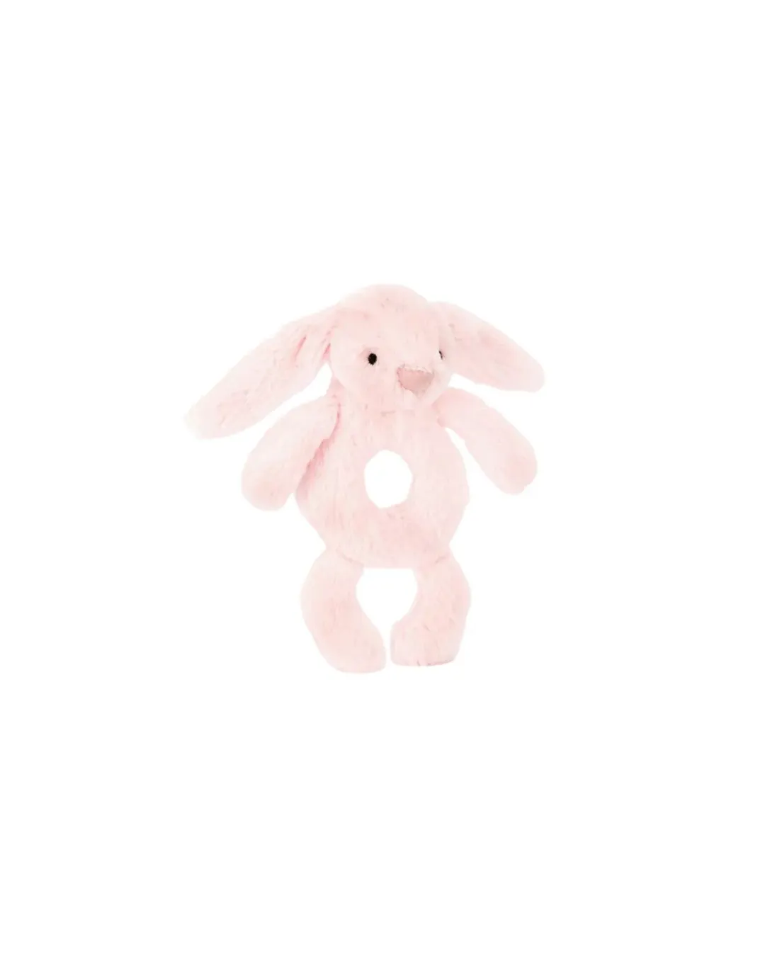 Jellycat - króliczek grzechotka jasnoróżowa 18 cm