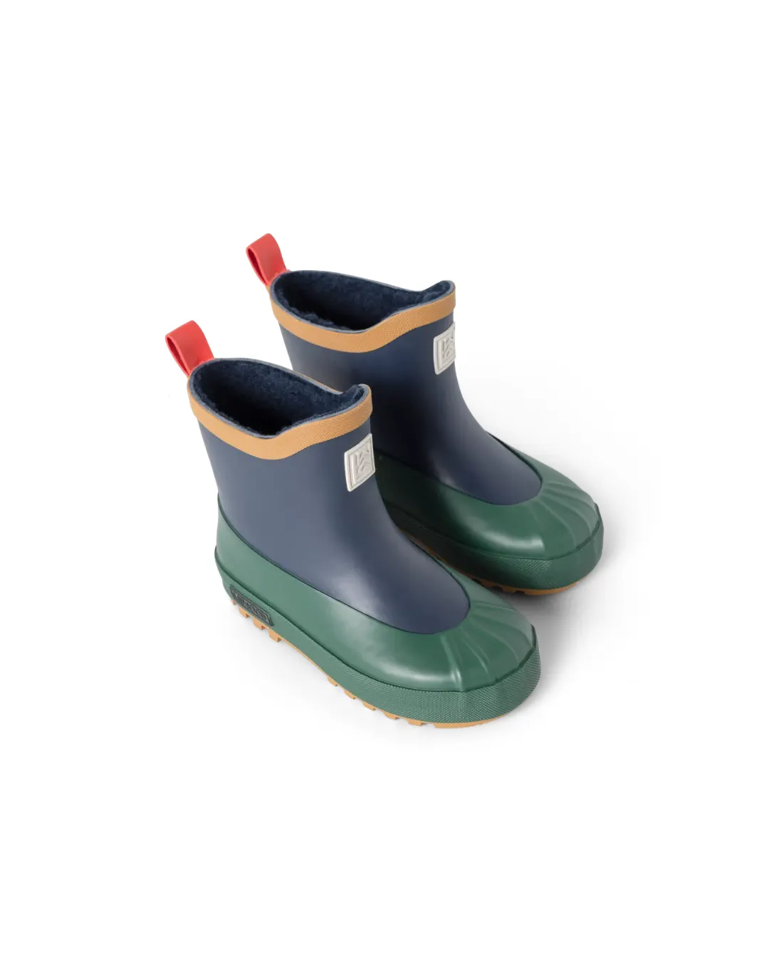 Liewood - ocieplane kalosze Isaac Classic navy multi mix