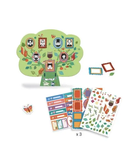 Djeco - zestaw zrób to sam - drzewo genealogiczne Djeco - zestaw zrób to sam - drzewo genealogiczne