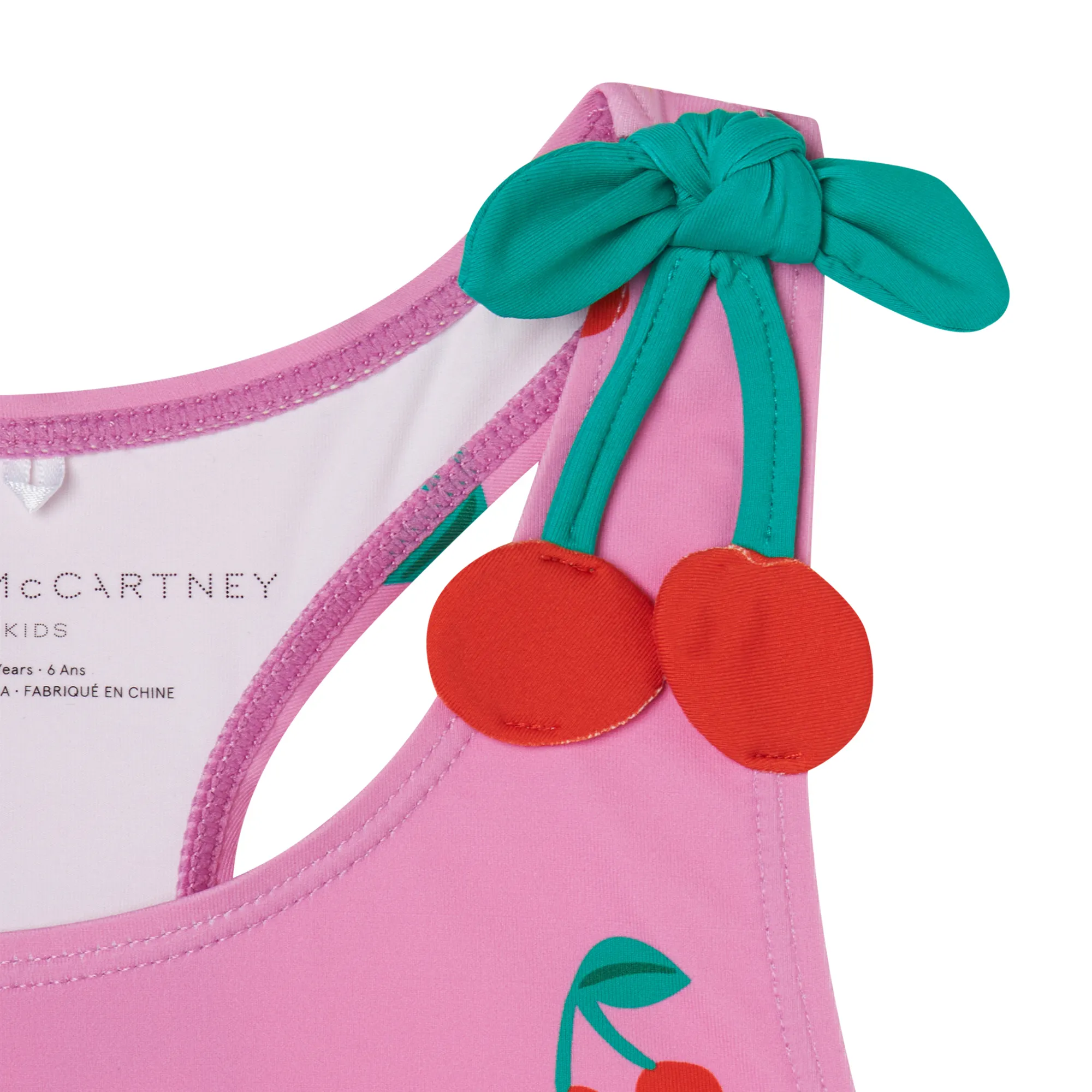 Stella McCartney - bikini dla dziewczynki Cherry Print Bikini