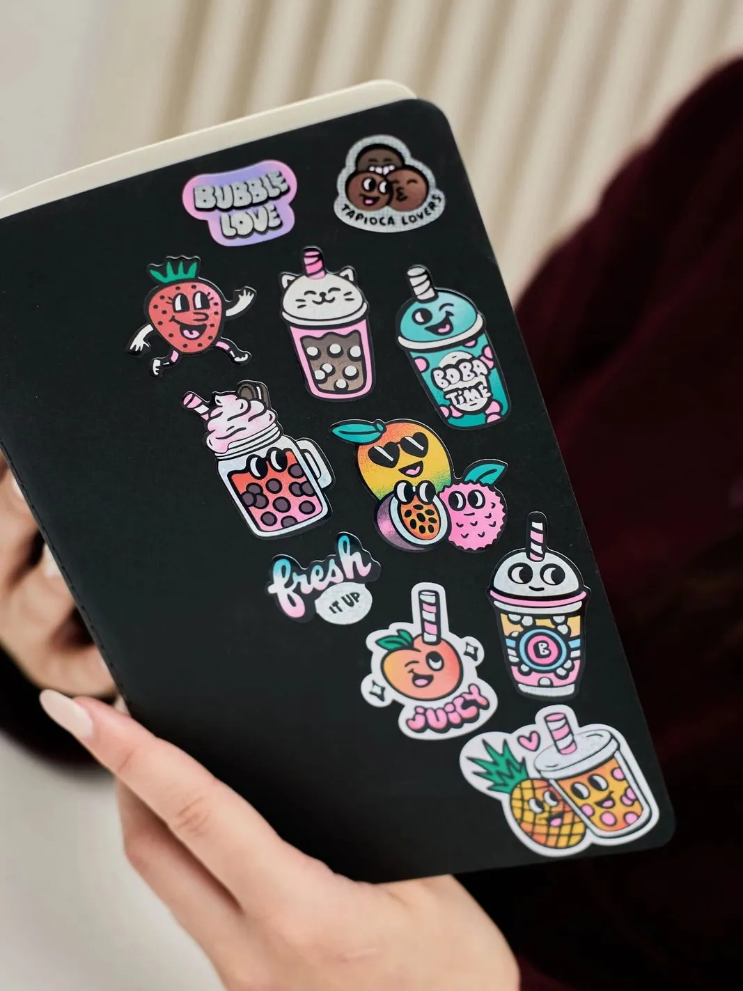OMY - odlotowe winylowe naklejki Big Bubble Tea OMY - odlotowe winylowe naklejki Big Bubble Tea