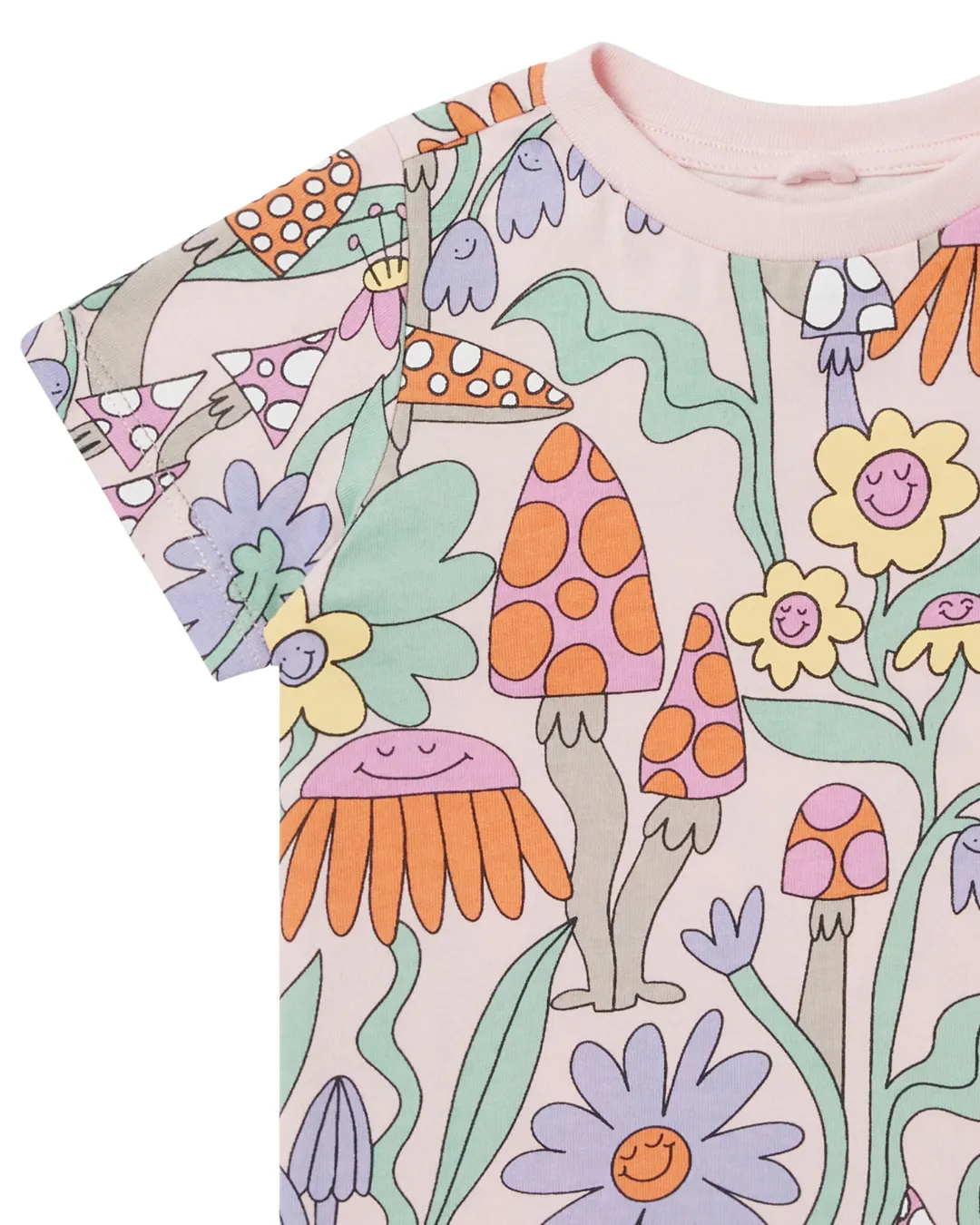 Stella McCartney - koszulka dziewczęca z krótkim rękawem Woodland Print Crewneck T-Shirt Stella McCartney - koszulka dziewczęca z krótkim rękawem Woodland Print Crewneck T-Shirt