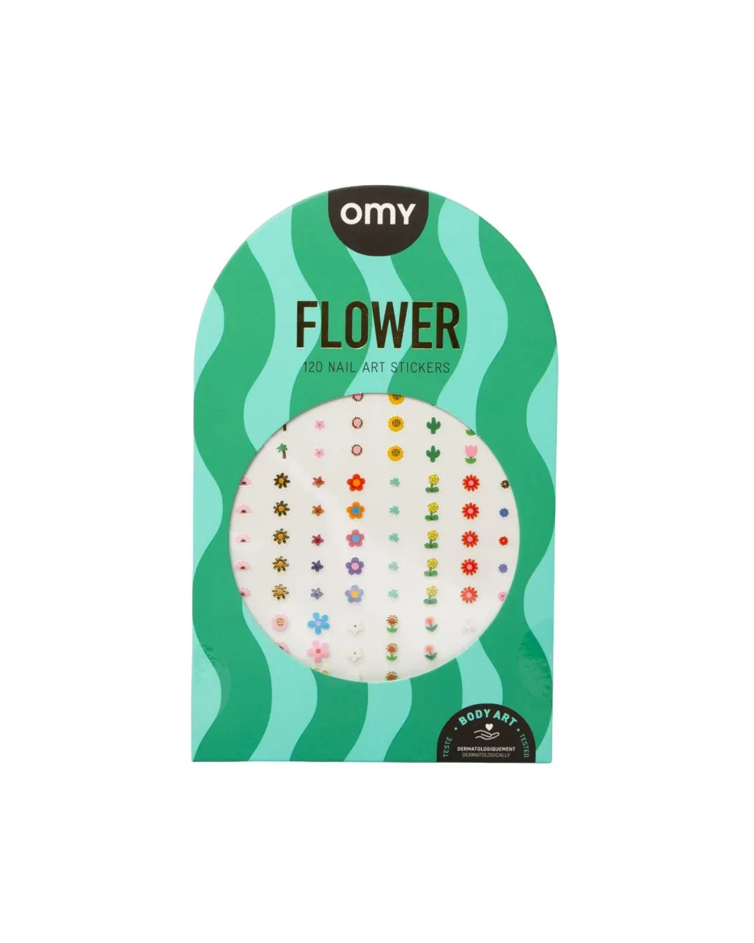 OMY - Naklejki na paznokcie 120 sztuk Flower