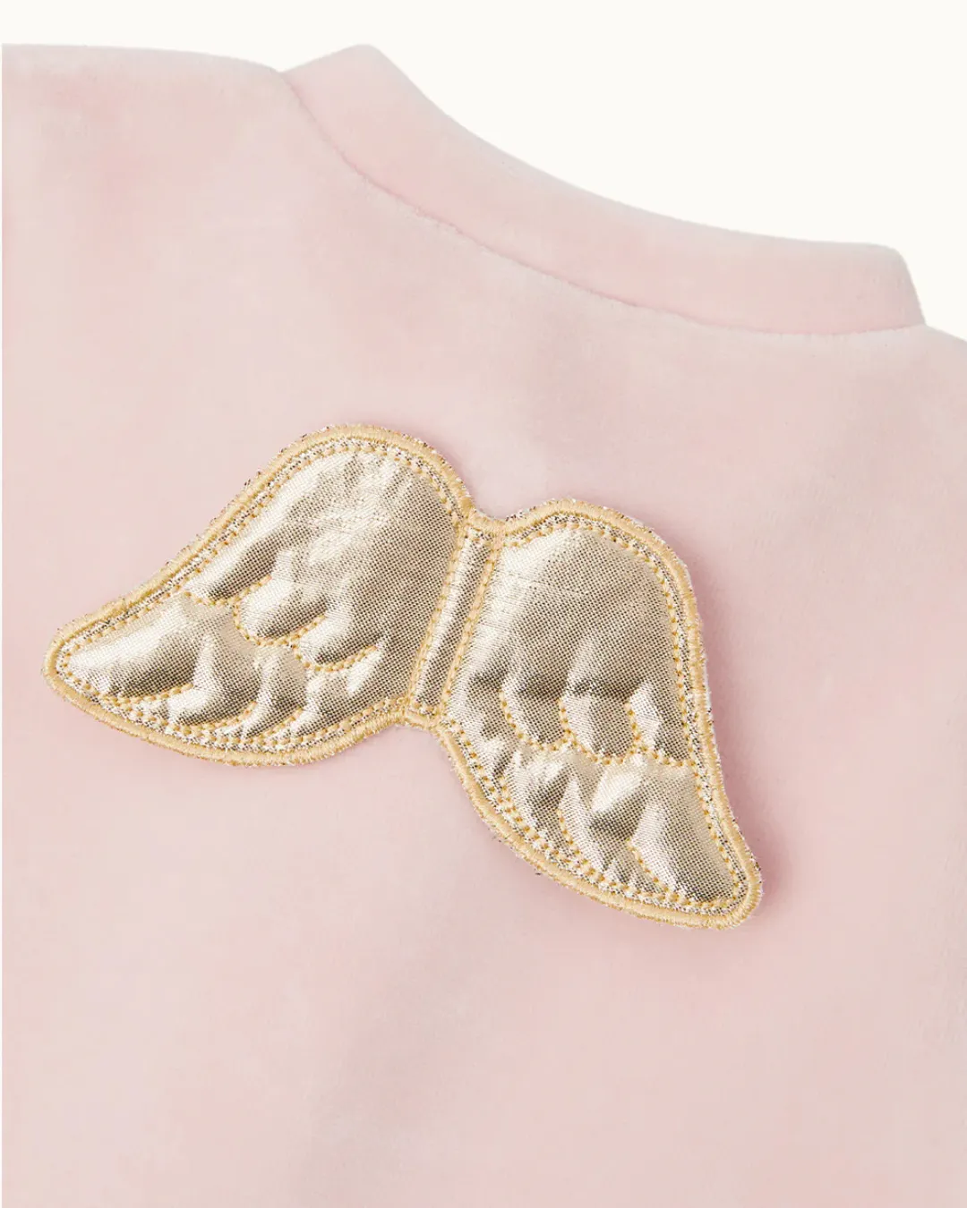 Welurowy pajacyk niemowlęcy Marie-Chantal Velour Angel Wing Pink Welurowy pajacyk niemowlęcy Marie-Chantal Velour Angel Wing Pink