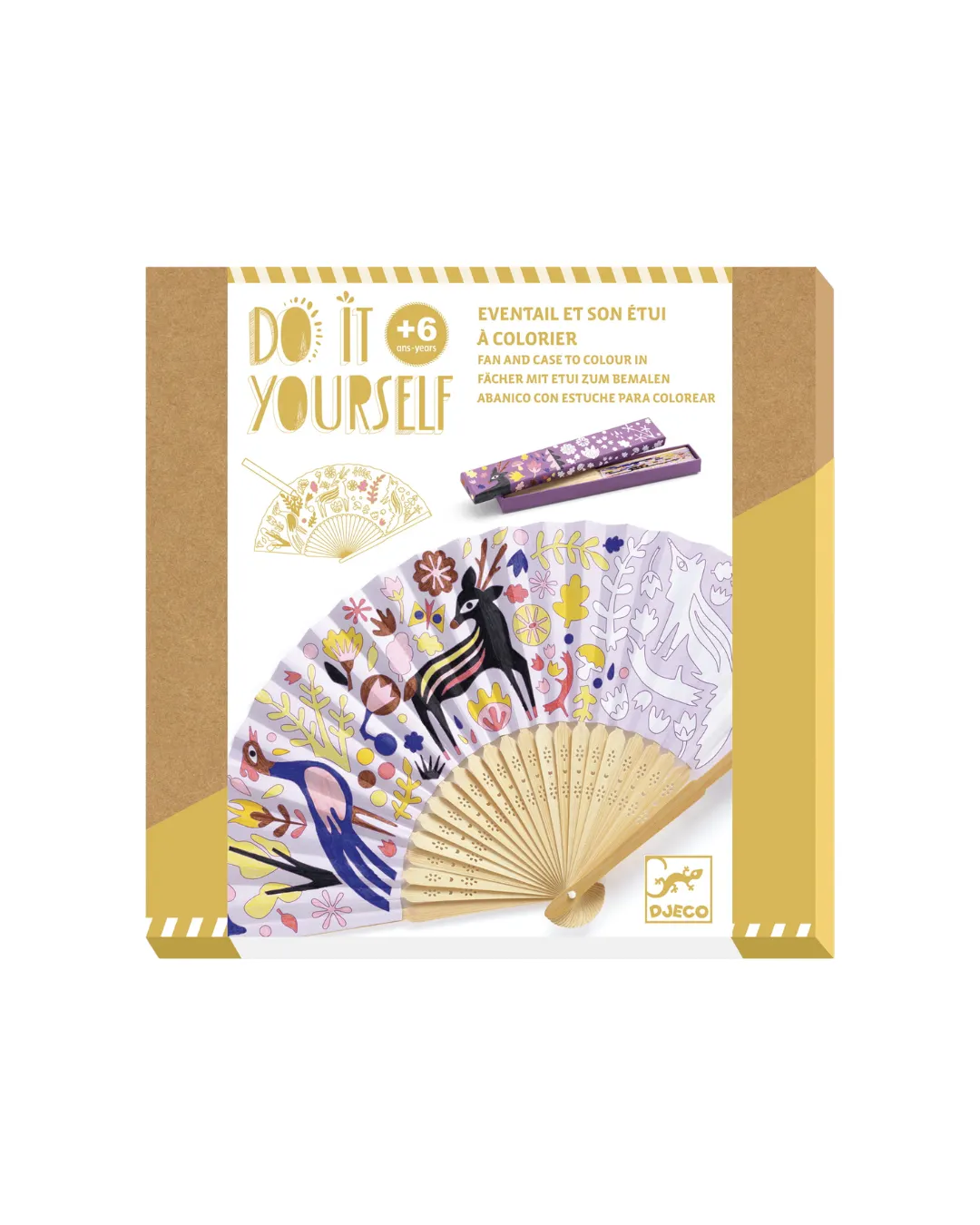 Djeco - zestaw zrób to sam - wachlarz Piękno Lasu
