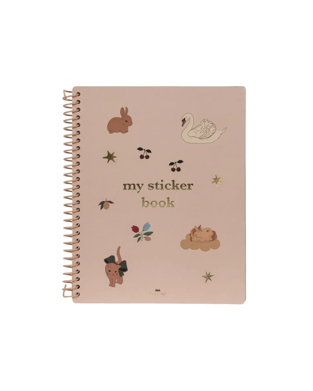 Książka z naklejkami Konges Sløjd Blush Książka z naklejkami Konges Sløjd Blush