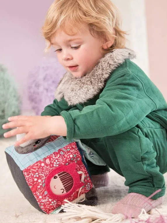 Lilliputiens - kostka wielofunkcyjna Wilk Louis Lilliputiens - kostka wielofunkcyjna Wilk Louis