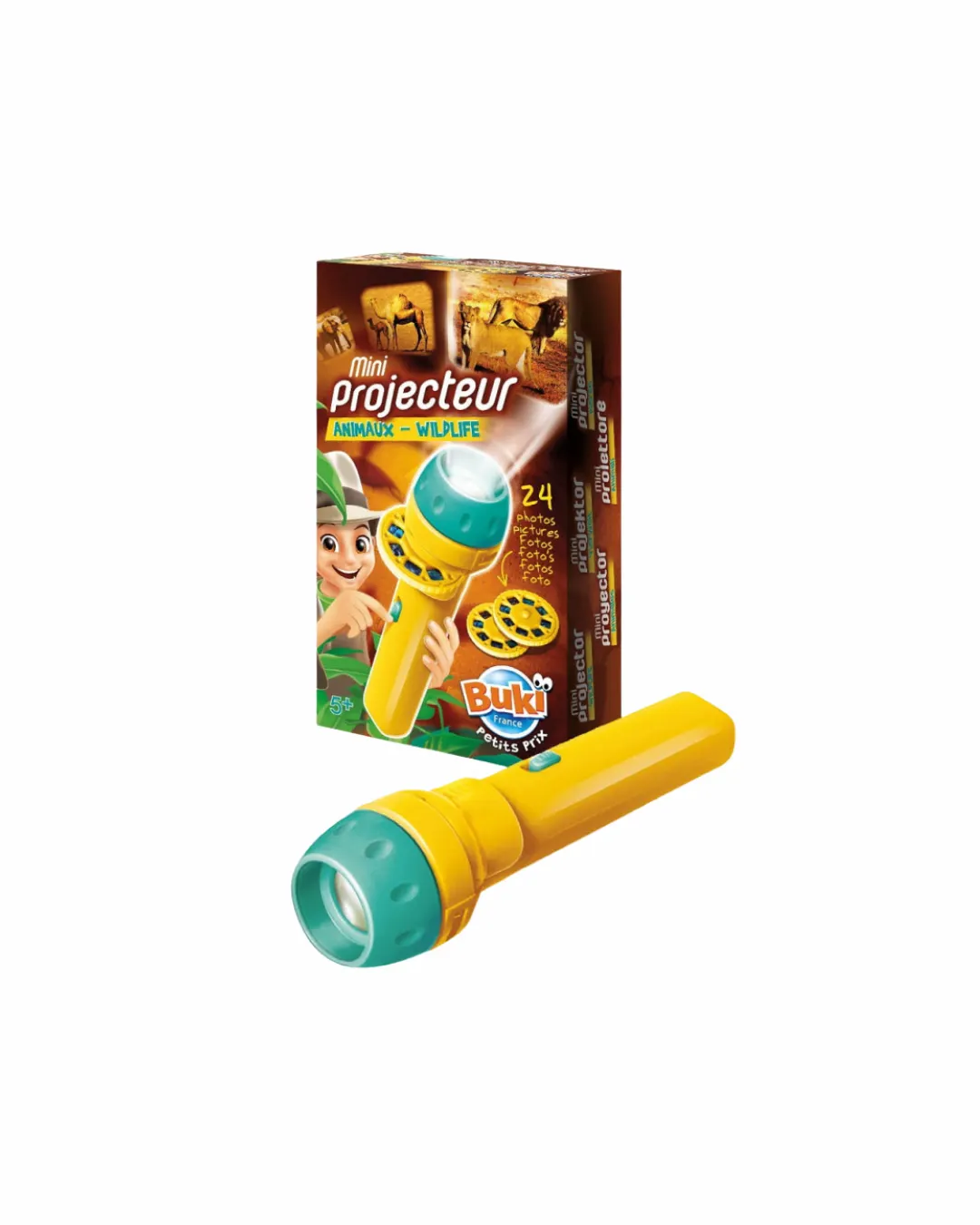 Buki - mini projektor historyjek Dzikie Zwierzęta