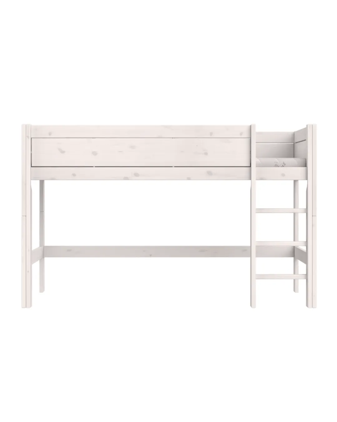 LIFETIME Kidsrooms - łóżko Mid Sleeper z drabinką o wysokości 128 cm Whitewash Standard LIFETIME Kidsrooms - łóżko Mid Sleeper z drabinką o wysokości 128 cm Whitewash Standard