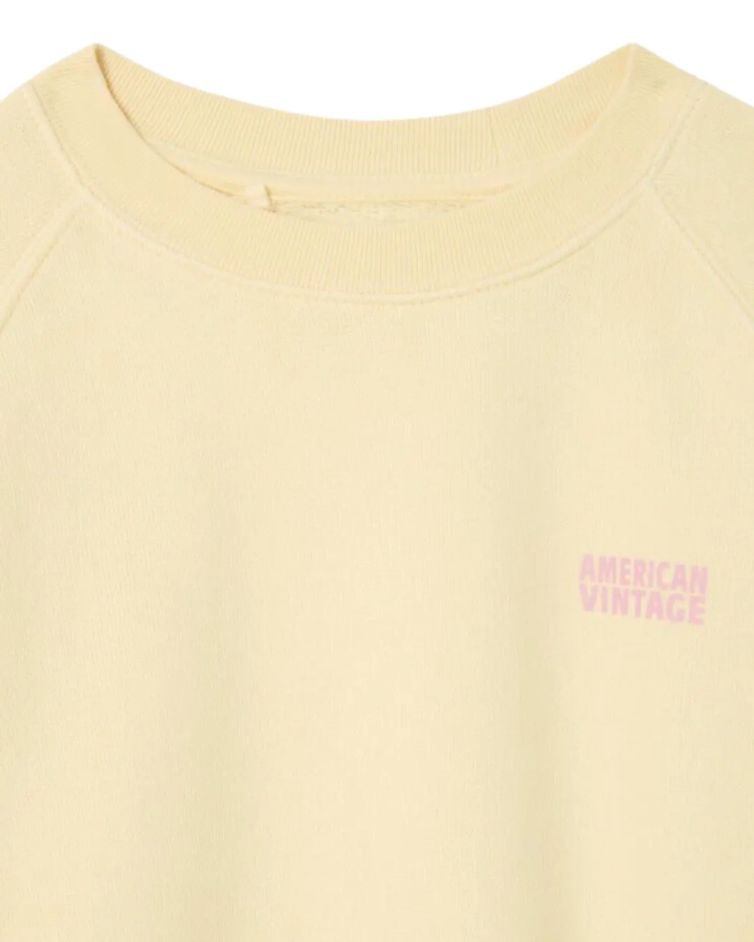 American Vintage - bawełniana bluza Izubird Vanille Vintage