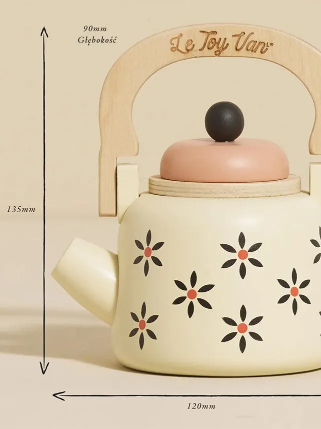 Le Toy Van - Drewniany czajniczek akcesoria kuchenne zabawka dzieci gotowanie Le Toy Van - Drewniany czajniczek akcesoria kuchenne zabawka dzieci gotowanie