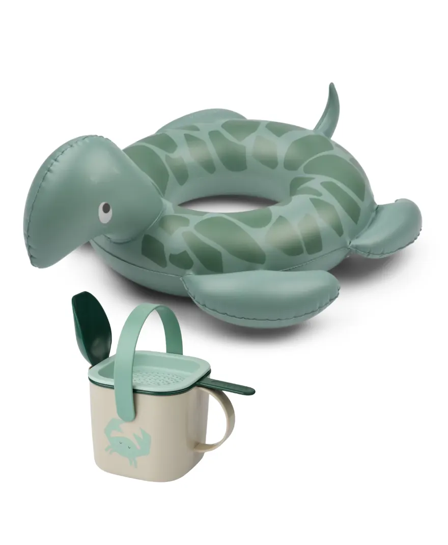 Liewood - zestaw zabawek plażowych Faune Green Liewood - zestaw zabawek plażowych Faune Green