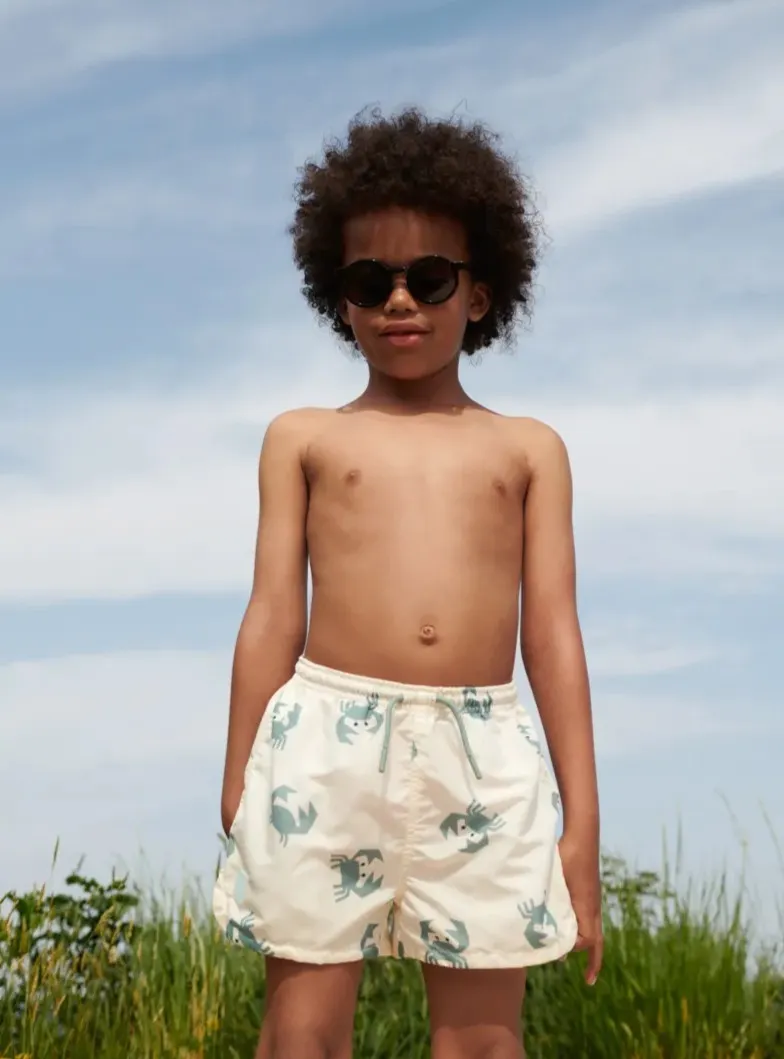 Liewood - spodenki kąpielowe z nadrukiem UV Aiden Printed sandy crab Liewood - spodenki kąpielowe z nadrukiem UV Aiden Printed sandy crab