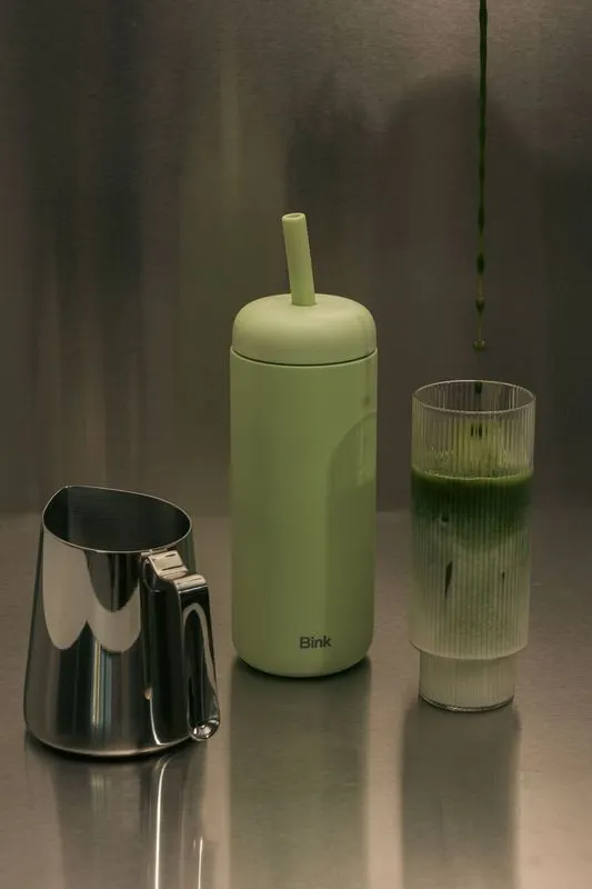 Bink - termos - kubek termiczny Straw Tumbler 500 ml Matcha Bink - termos - kubek termiczny Straw Tumbler 500 ml Matcha