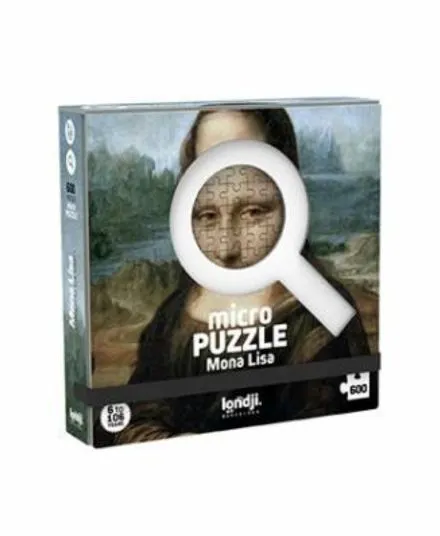 Londji - mikro puzzle 600 elementów "Mona Lisa"