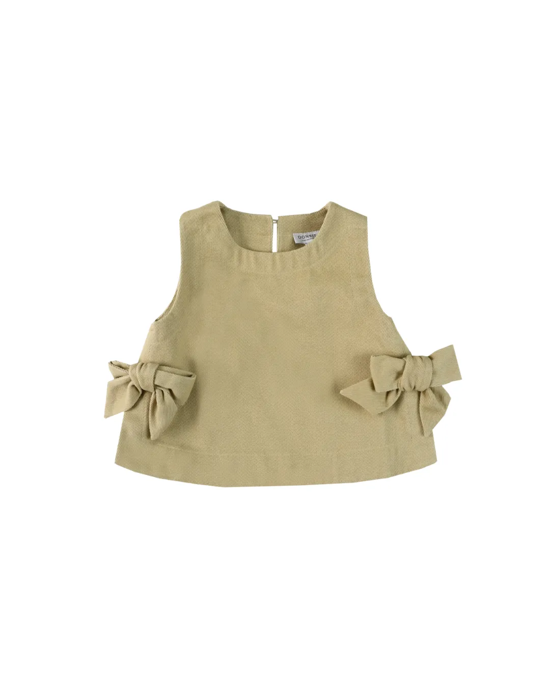 Donsje - top dziecięcy z kokardkami Veeri Vintage Khaki Donsje - top dziecięcy z kokardkami Veeri Vintage Khaki