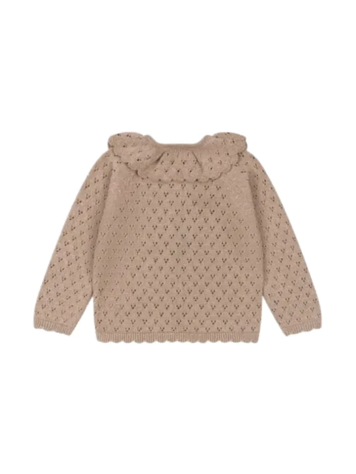 Konges Sløjd - kardigan dla dziecka Holiday Knit Creme Konges Sløjd - kardigan dla dziecka Holiday Knit Creme