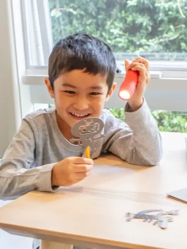 Tiger Tribe - zabawa z optyką - Światło