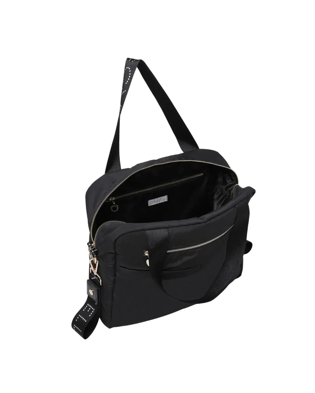 Stella McCartney - duża torba dla mamy Logo Tape Changing Tote Bag