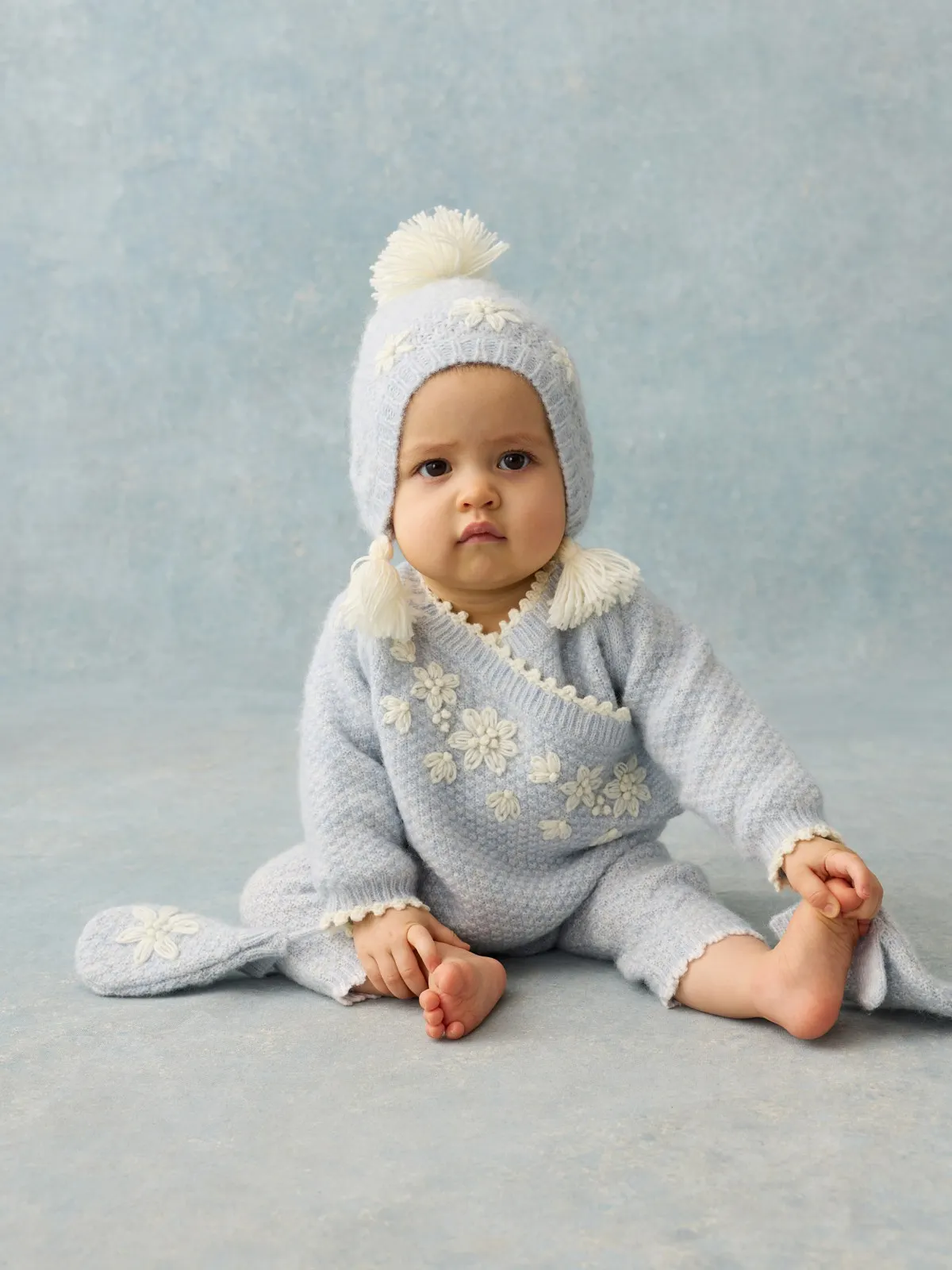 Louise Misha - zestaw kardigan i legginsy Lilana Cloud Louise Misha - zestaw kardigan i legginsy Lilana Cloud