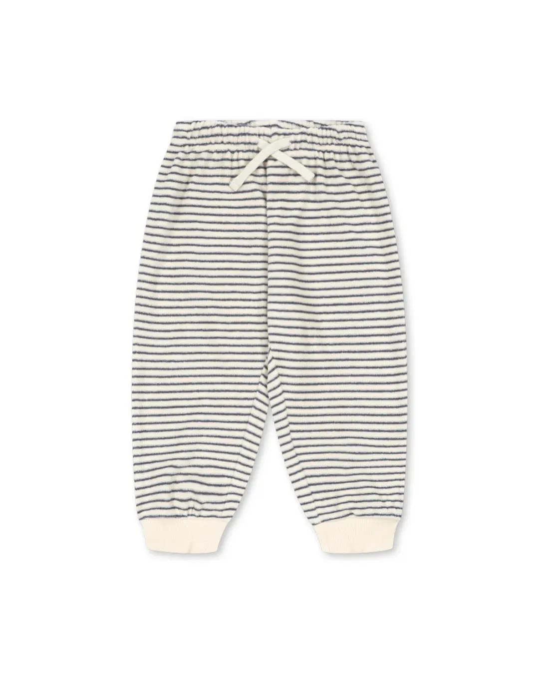 Konges Sløjd - dziecięce spodnie frotte Itty Sweat Pants Flint Stripe