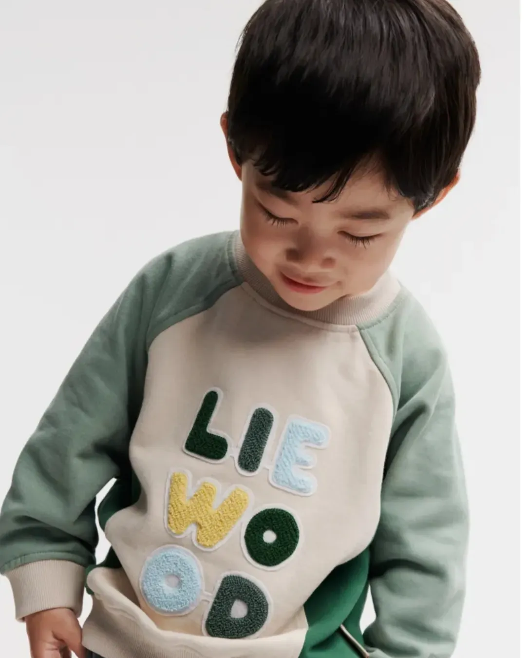 Liewood - bluza z nadrukiem Aude Placement Liewood Peppermint Sandy