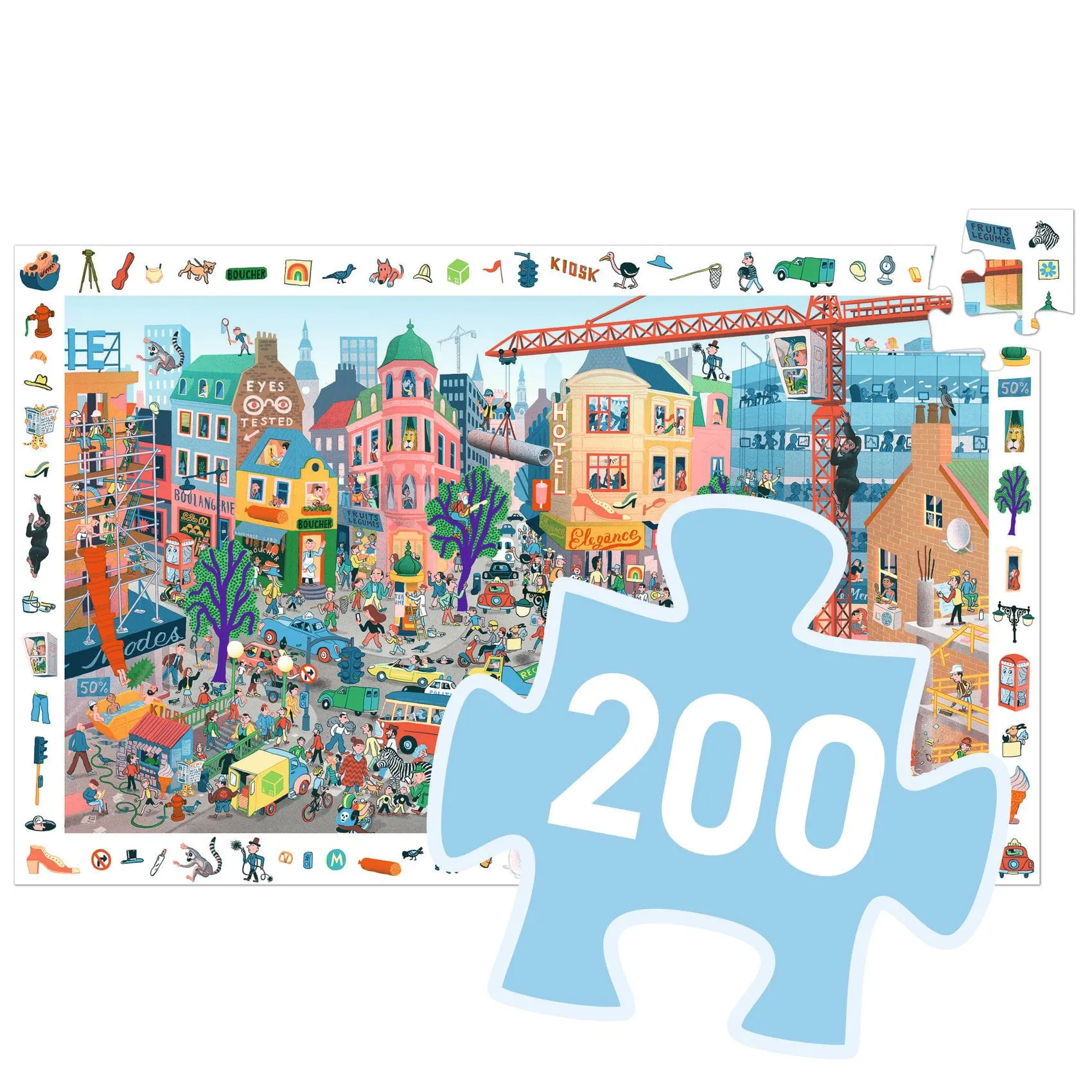 Djeco - puzzle obserwacja Miasto 200 elem. Djeco - puzzle obserwacja Miasto 200 elem.