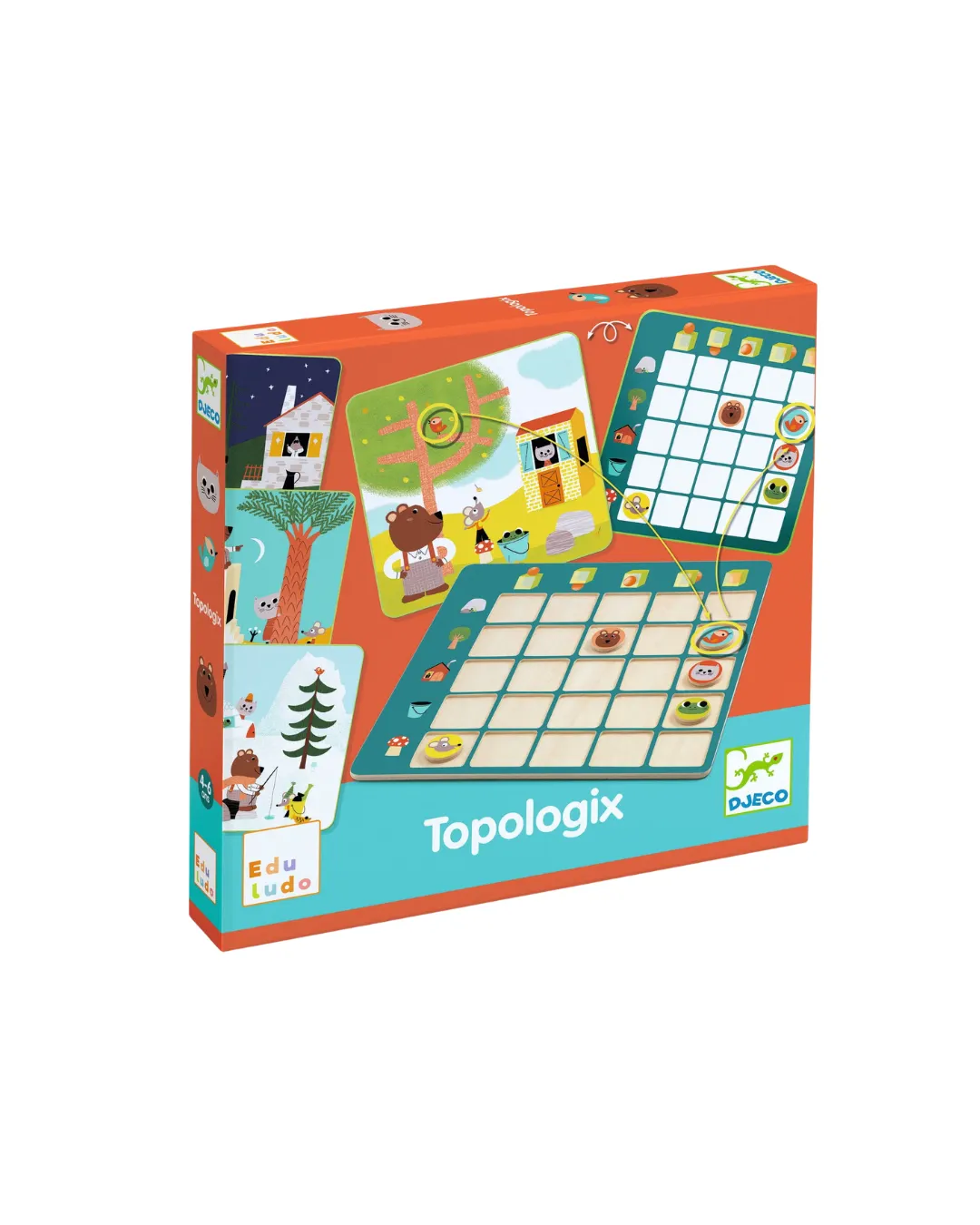 Djeco - gra planszowa Eduludo Topologix